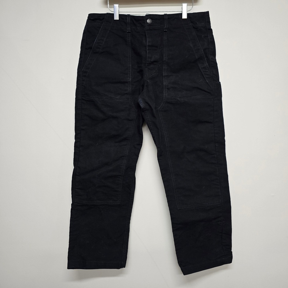 Imogene and Willie Jeans Mens 35 Blue Double Knee Workwear Heritage Ridged